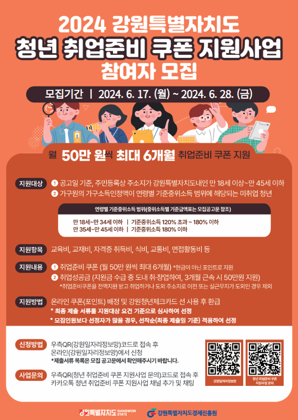 2024년 청년 취업준비 쿠폰지원사업 3차 모집 안내 이미지 2