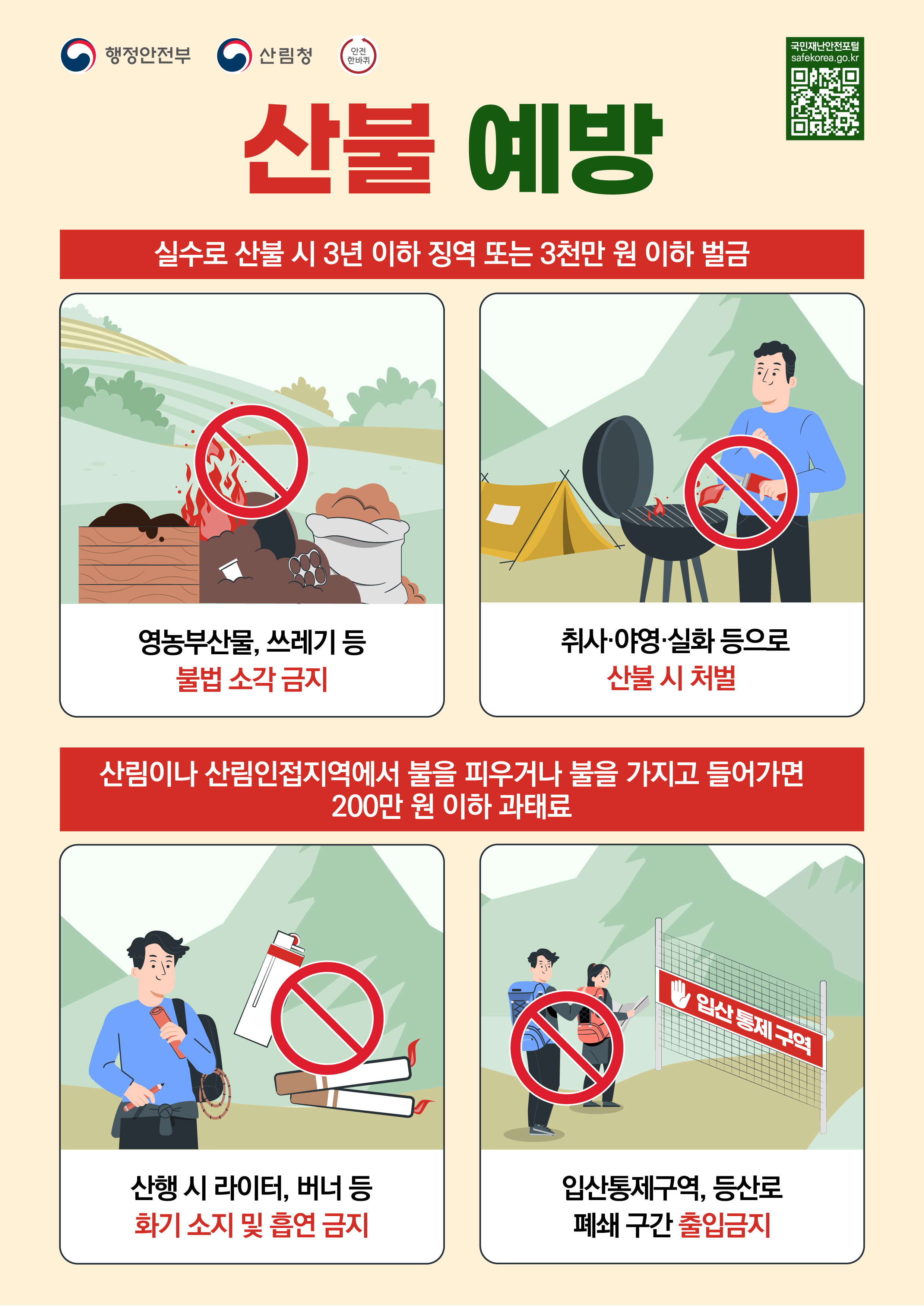 산불예방안내 이미지 1