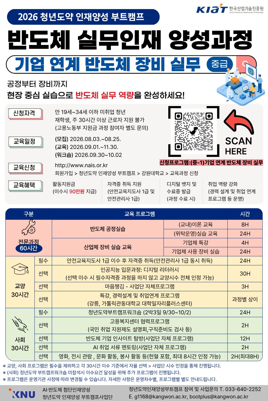 「2026 청년도약 인재양성 부트캠프」 반도체 실무인재 양성과정 교육생 모집 안내 이미지 2