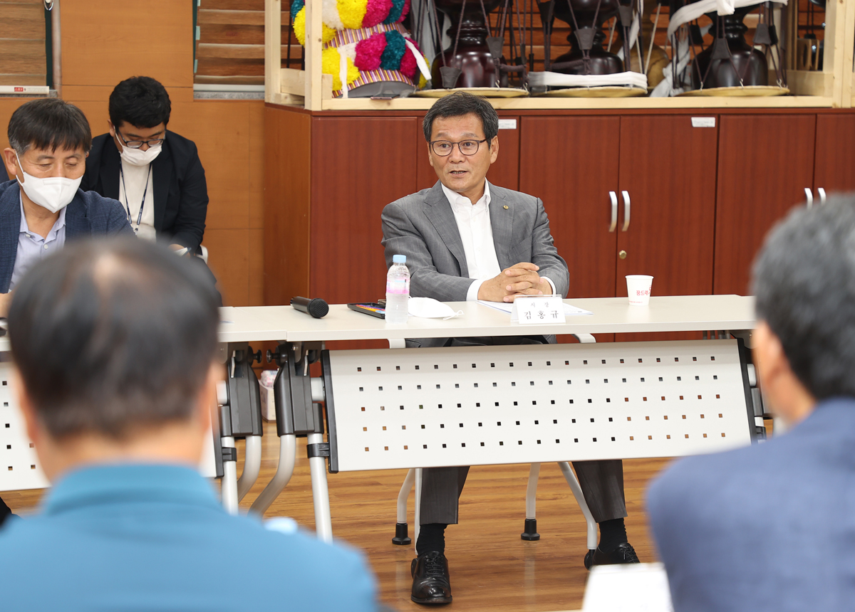 민선8기 시민과의 대화 성산면 순방 이미지