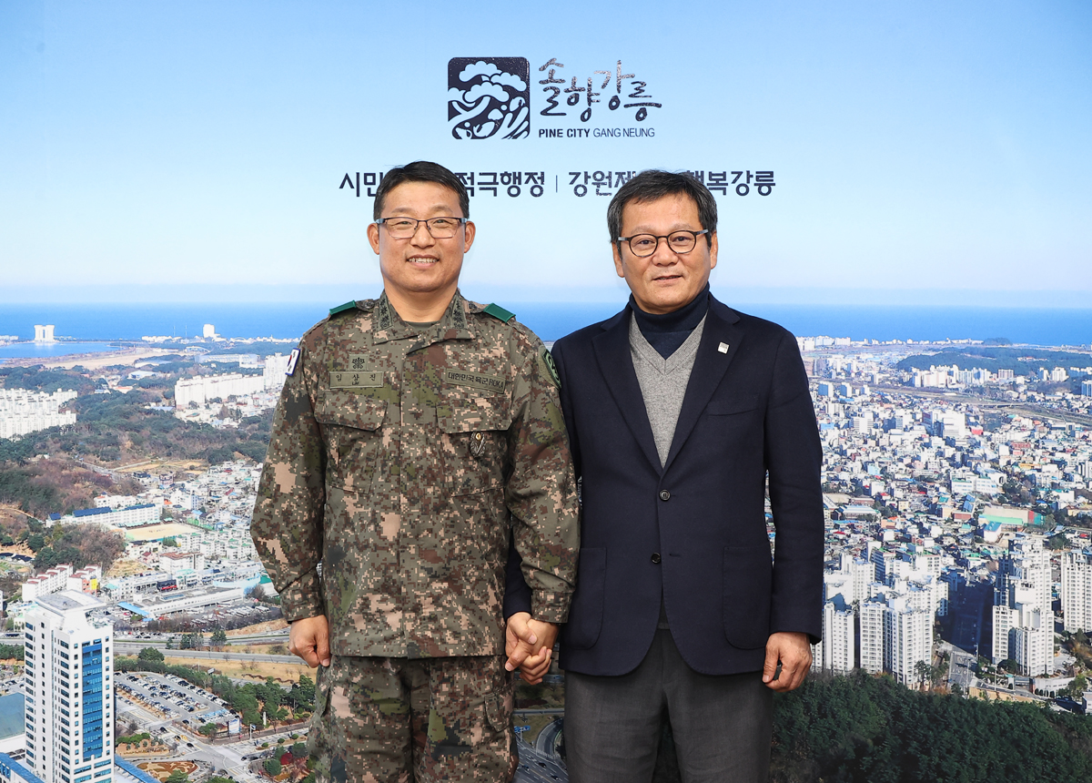 제23경비여단 여단장 접견 이미지