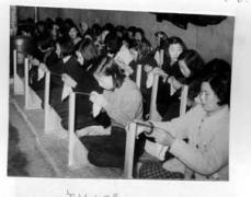 편물 홀치기 교육 이미지